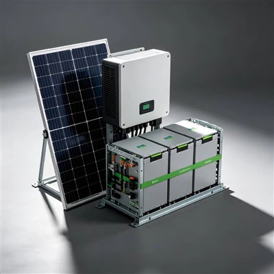 100 kW op-zonnestelsel op het elektriciteitsnet